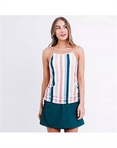 Женский плавки-топ Maya с регулируемыми бретелями, розовый Calypsa