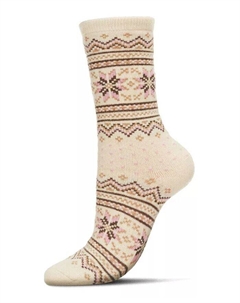 Женские носки Fairisle Cashmere Crew, мультиколор Memoi