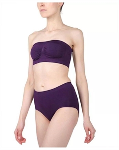 Женский бесшовный бюстгальтер-бандо без бретелек, фиолетовый Memoi