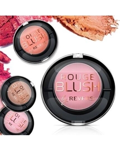 ROUGE BLUSH Mineral Pure Rouge Makeup Стойкая компактная пудра Rever's