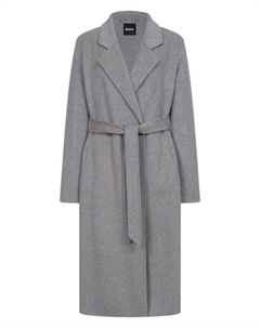 Шерстяное пальто Boss