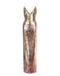 Платье с отделкой пайетками Mvst