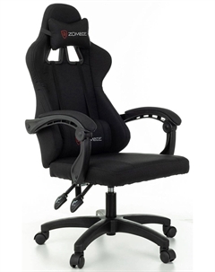 Кресло игровое Rudger, черный, с подголов. крестов. пластик Zombie