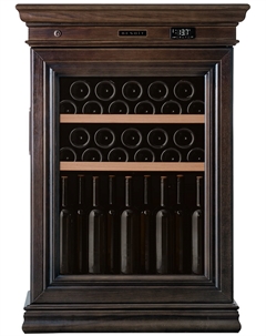 Винный шкаф W140 темный каштан М Benoit