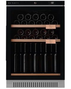 Винный шкаф W140 серебристый ОМ Benoit