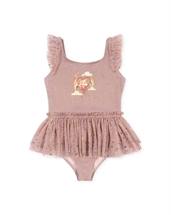 Сплошной детский купальник SPARKY SWIMSUIT, розовый Konges slojd