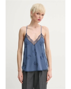 Шелковая блузка, синий Zadig&voltaire