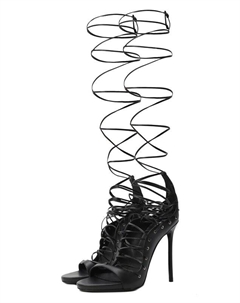 Кожаные босоножки Riri Dsquared2