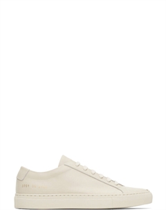 Бежевые оригинальные низкие кеды Achilles Common projects