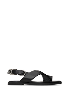 Черные кожаные сандалии Gia Crossover Rag & bone