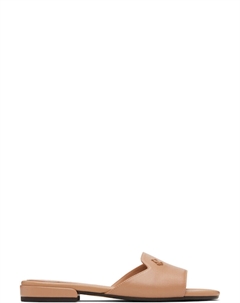 Коричневые сандалии Dina Flat Jimmy choo