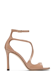 Розовые босоножки на каблуке Azia 95 Jimmy choo