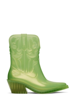 Зеленые техасские ботинки Melissa