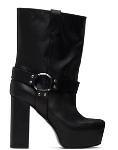 Черные сапоги Sid Heeled Harness R13