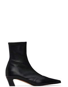 Черные эластичные низкие сапоги Nevada Khaite