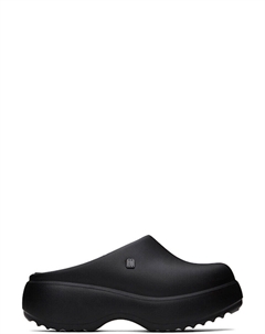 Черные туфли-лоферы на платформе Clog Melissa