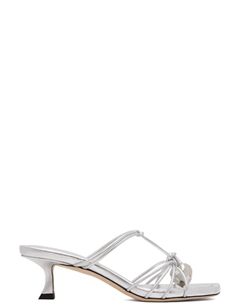 Серебряные мюли Jemma 50 Jimmy choo