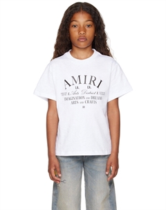 Детская белая футболка « Arts District» Amiri