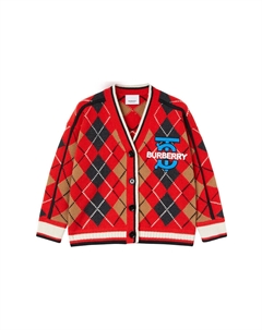 Детский свитер, красный Burberry