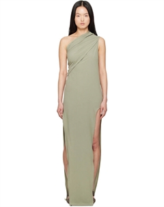 Зеленое платье-макси Hollywood Athena Arrowhead Rick owens