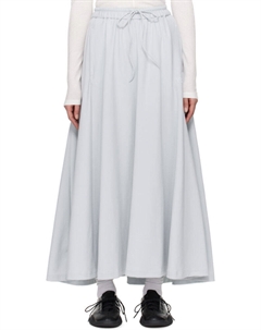 Серая макси-юбка с тремя полосками Y-3