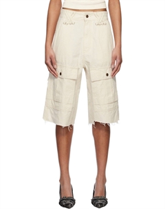 Шорты в стиле милитари в винтажном стиле Off-White We11done