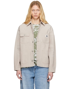 Бежевая куртка OG Michigan Carhartt work in progress