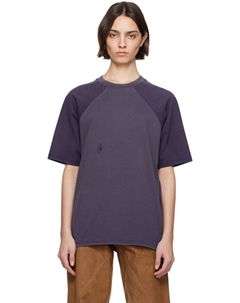 Футболка свободного кроя Navy Garment Dye Jw anderson