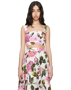 Кофточка с разноцветным принтом роз Dolce&Gabbana Dolce&gabbana