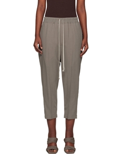 Серые брюки Hollywood Astaires Lounge на завязках Rick owens