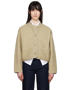 Бежевая стеганая куртка Marley Rag & bone