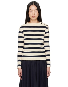 Свитер Vibo цвета «Off-White & Navy» Weekend max mara