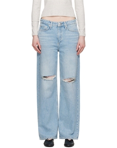 Синие джинсы Logan средней посадки Rag & bone