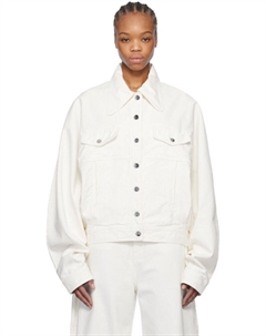 Белая джинсовая куртка бойфренда Mônot