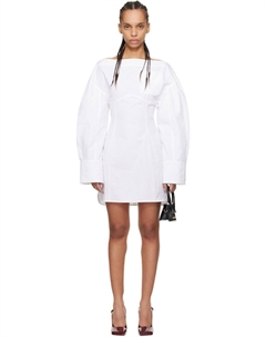 Белое платье-рубашка La Casa 'The Casaco' Мини-платье Jacquemus