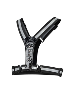 Светоотражающий жилет Led, черный Rogelli