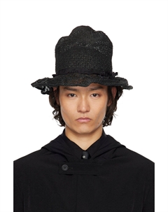 Черная бумажная горная шляпа PE Yohji yamamoto