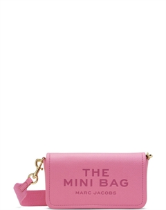Розовая сумка «The Leather Mini» Marc jacobs