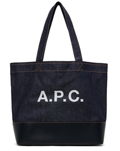 Сумка-тоут Axel E/W темно-синего и черного цвета A.p.c.
