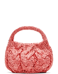 Маленькая розовая сумка с косичками Jw anderson