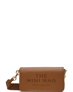 Коричневая сумка «The Leather Mini» Marc jacobs