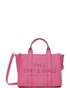 Розовая сумка-тоут «The Leather Medium» Marc jacobs