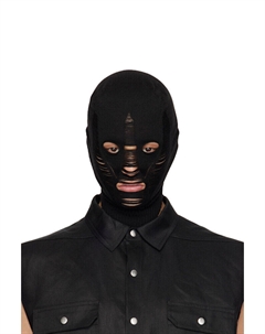 Балаклава с черным голливудским черепом Rick owens