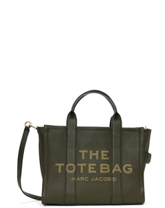 Зеленая сумка-тоут «The Leather Medium» Marc jacobs