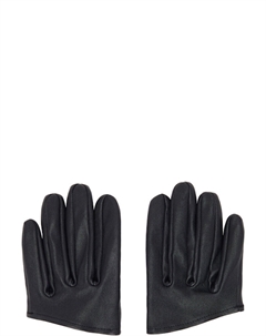 Черные кожаные перчатки Trinity Julius