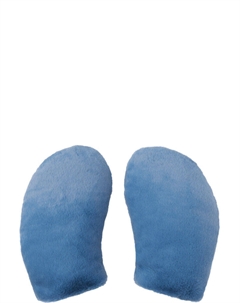 Синие варежки из искусственного меха с подкладкой Marni