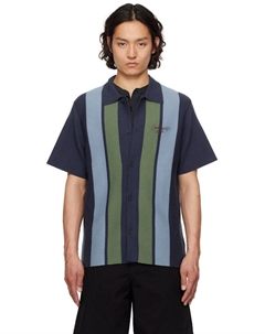 Рубашка из трикотажа с эффектом памяти темно-синего цвета S/S Carhartt work in progress