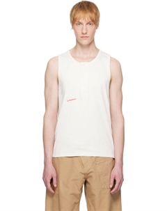 Топ-майка Off-White Henley Woven Jw anderson