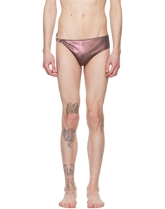 Плавки-шорты Hollywood Hydra коричневого цвета Rick owens