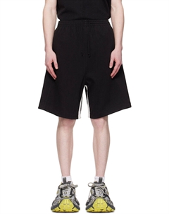 Черные контрастные спортивные шорты We11done